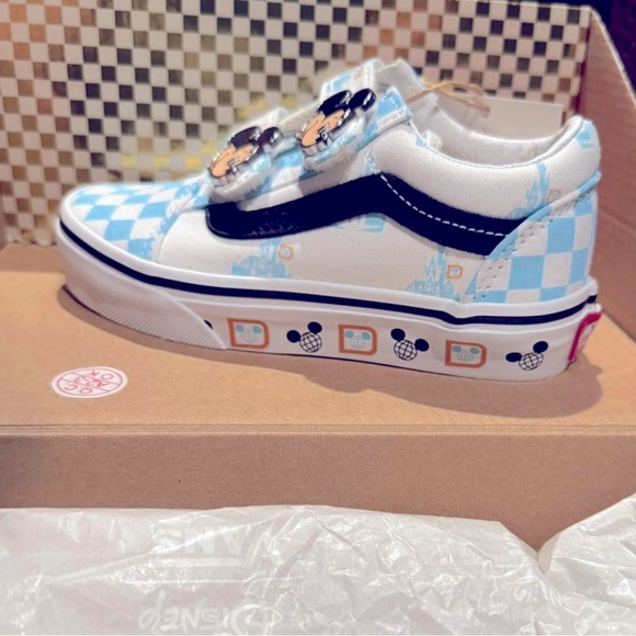 Mickey mouse Vans size 11-toddler (Disney Parks Merch) 50 years - Picture 1 of 6